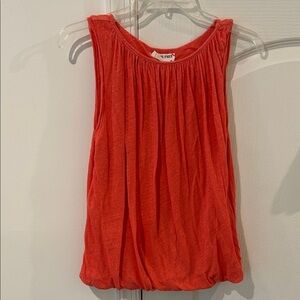 We The Free Vibrant Red Peach  Tank Top